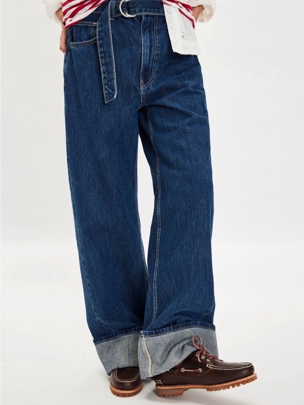We The Free East Bay Cuffed straight Jeans Sz 28 denim pants